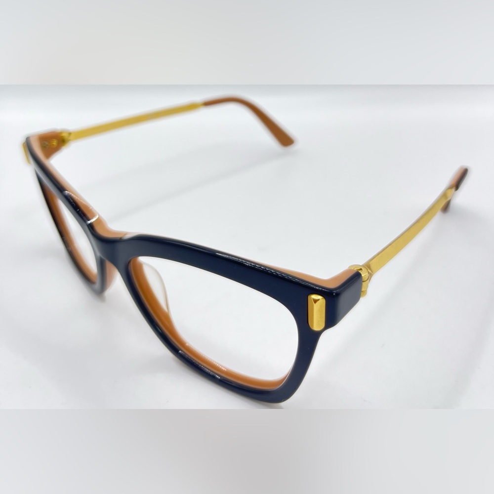 Calvin Klein CK8539S Black Gold Cat-Eye Sunglasses Frames Only - Picture 2 of 8